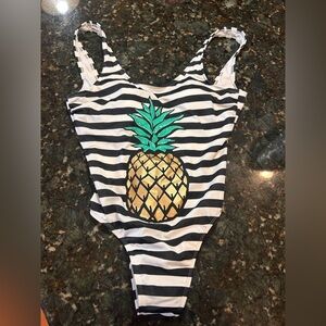 Striped Pineapple Swimsuit